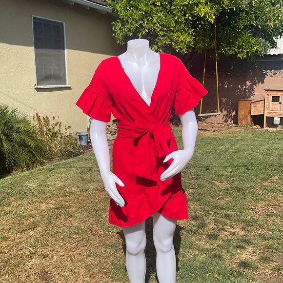 NWT Sabo Skirt Aquilla Dress - Red - Picture 2 of 13